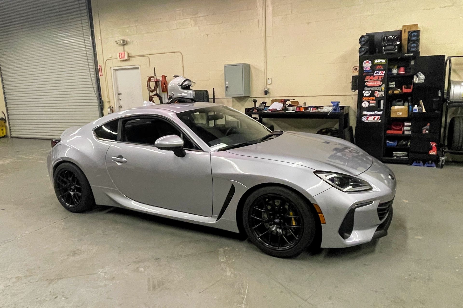 Black 7r Rims Subaru ZD8 / Gen 2 BRZ with 17
