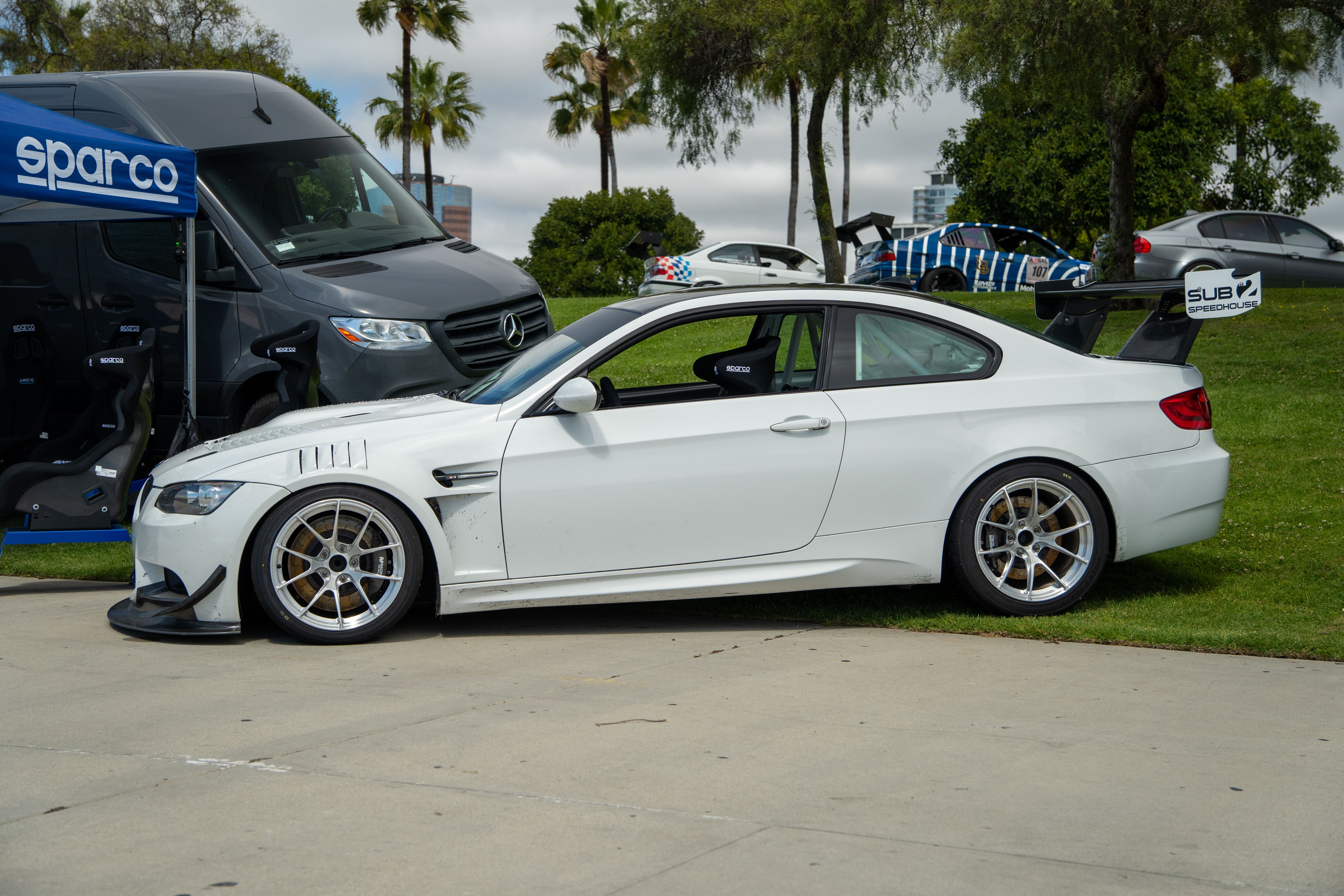 White BMW M3 - VS-5RS in Brushed Clear