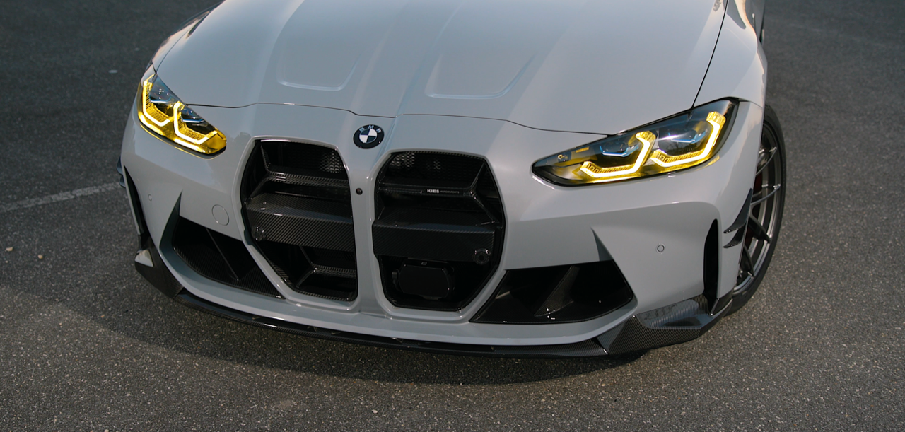 Grey BMW G82 Coupe M4 with 19" VS-5RS Apex wheels in Anthracite