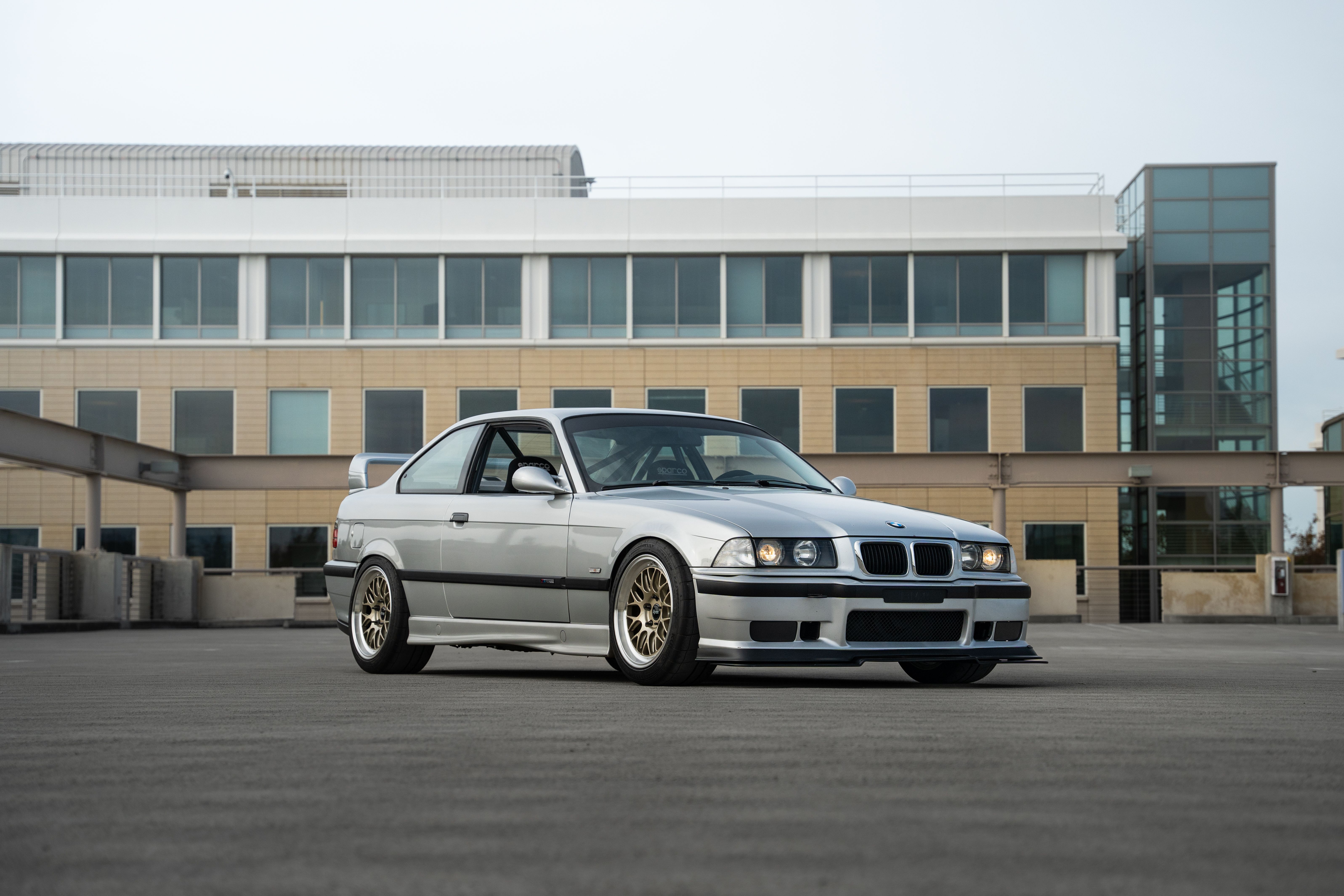 Silver BMW 3 Series - ML-10RT in Machined Lip Gloss Motorsport Gold