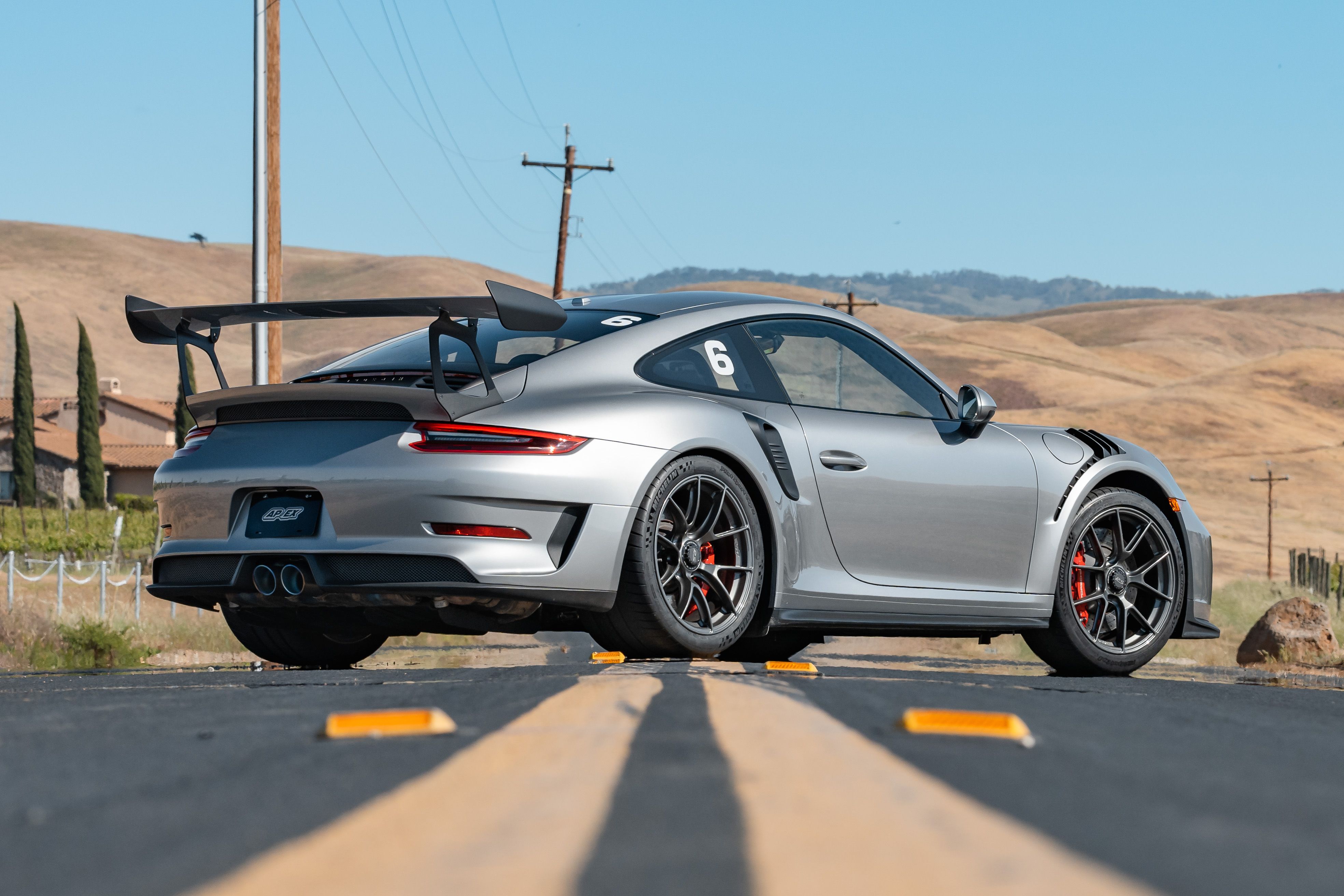 Silver Porsche 911 - VS-5RS in Anthracite