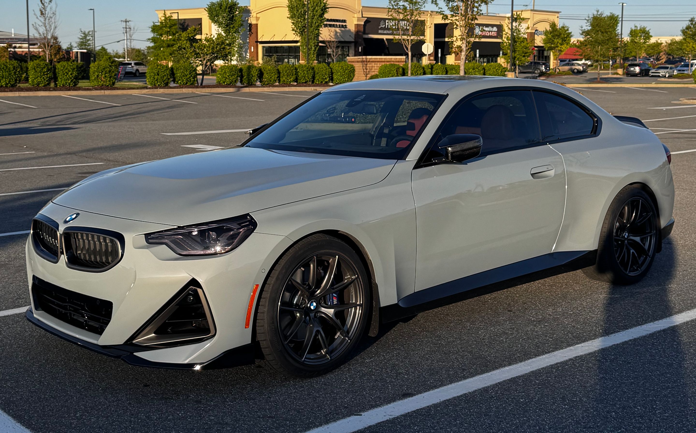 Grey BMW G42 2 Series with 19" VS-5RS Apex wheels in Anthracite