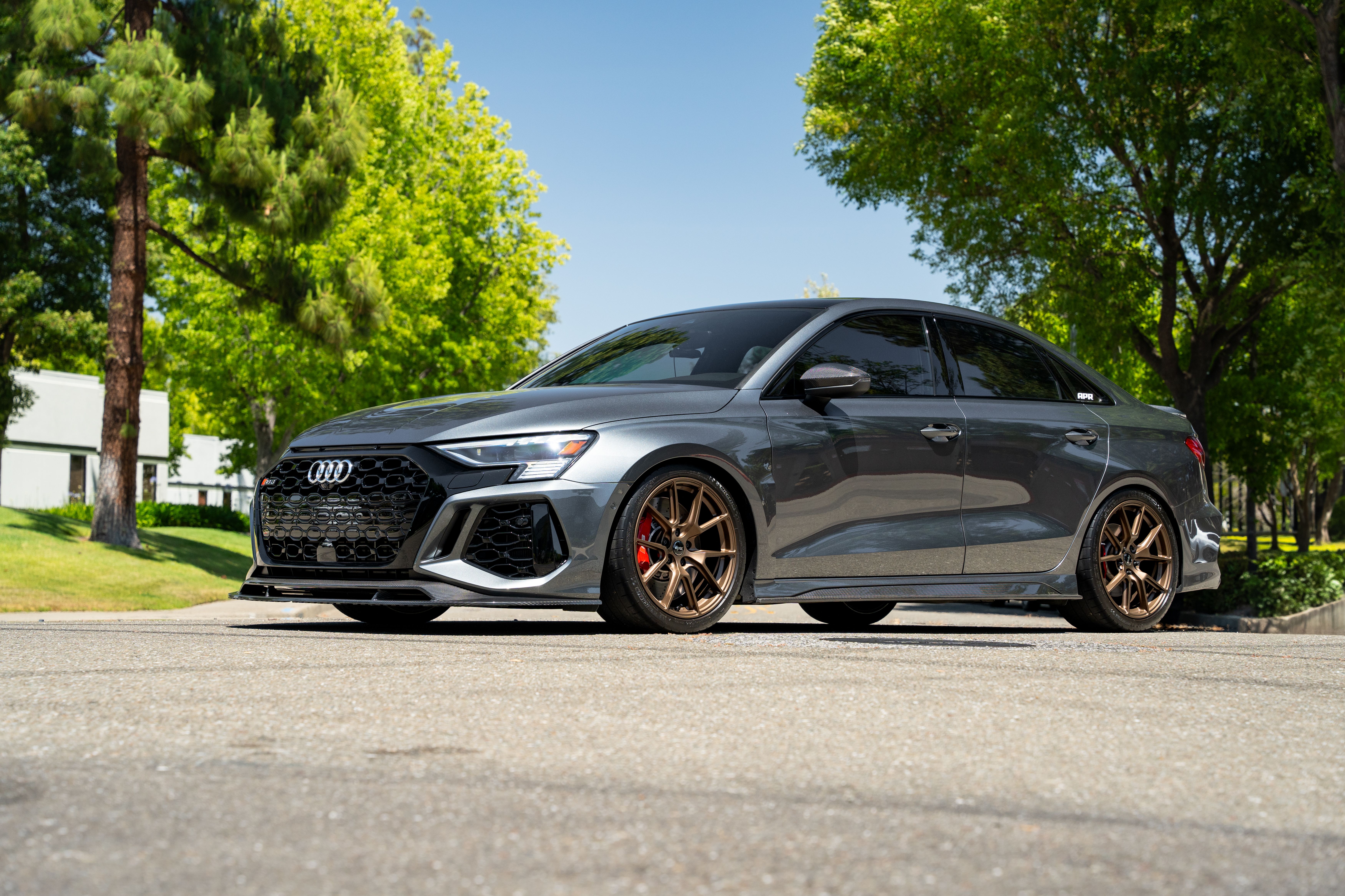 Grey Audi RS 3 - VS-5 in Satin Bronze