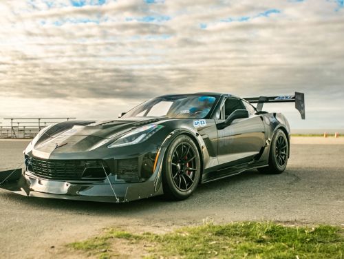 Black Chevrolet Corvette - SM-10 in Satin Black