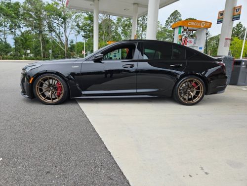 Black Cadillac CT5-V Blackwing - VS-5RS in Satin Bronze
