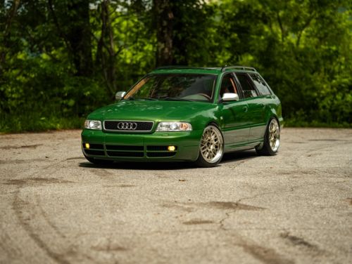 Green Audi S4 - ML-10RT in Machined Lip Gloss Motorsport Gold