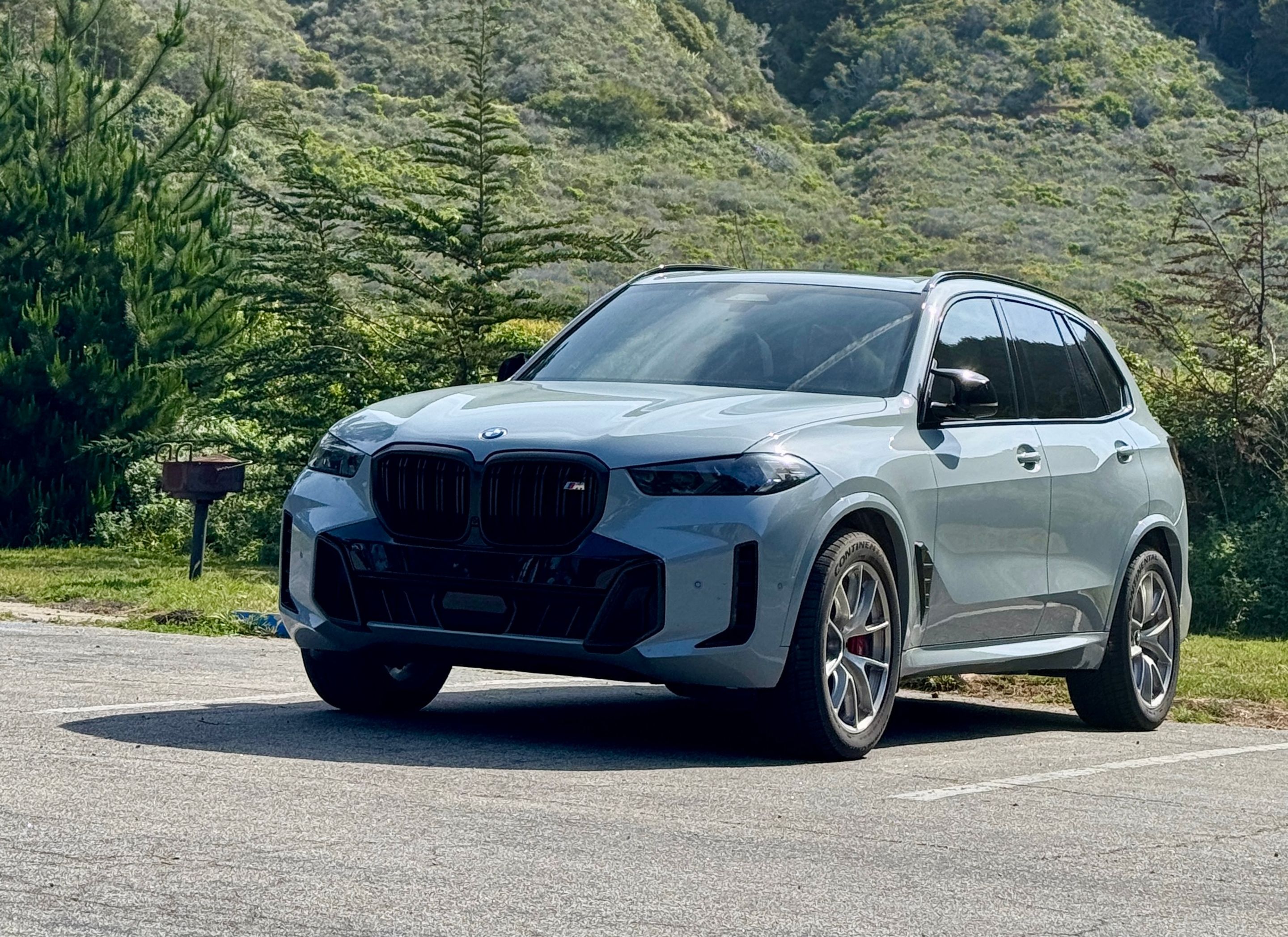 Grey BMW G05 X5 with 20" VS-5RX Apex wheels in Brushed Clear