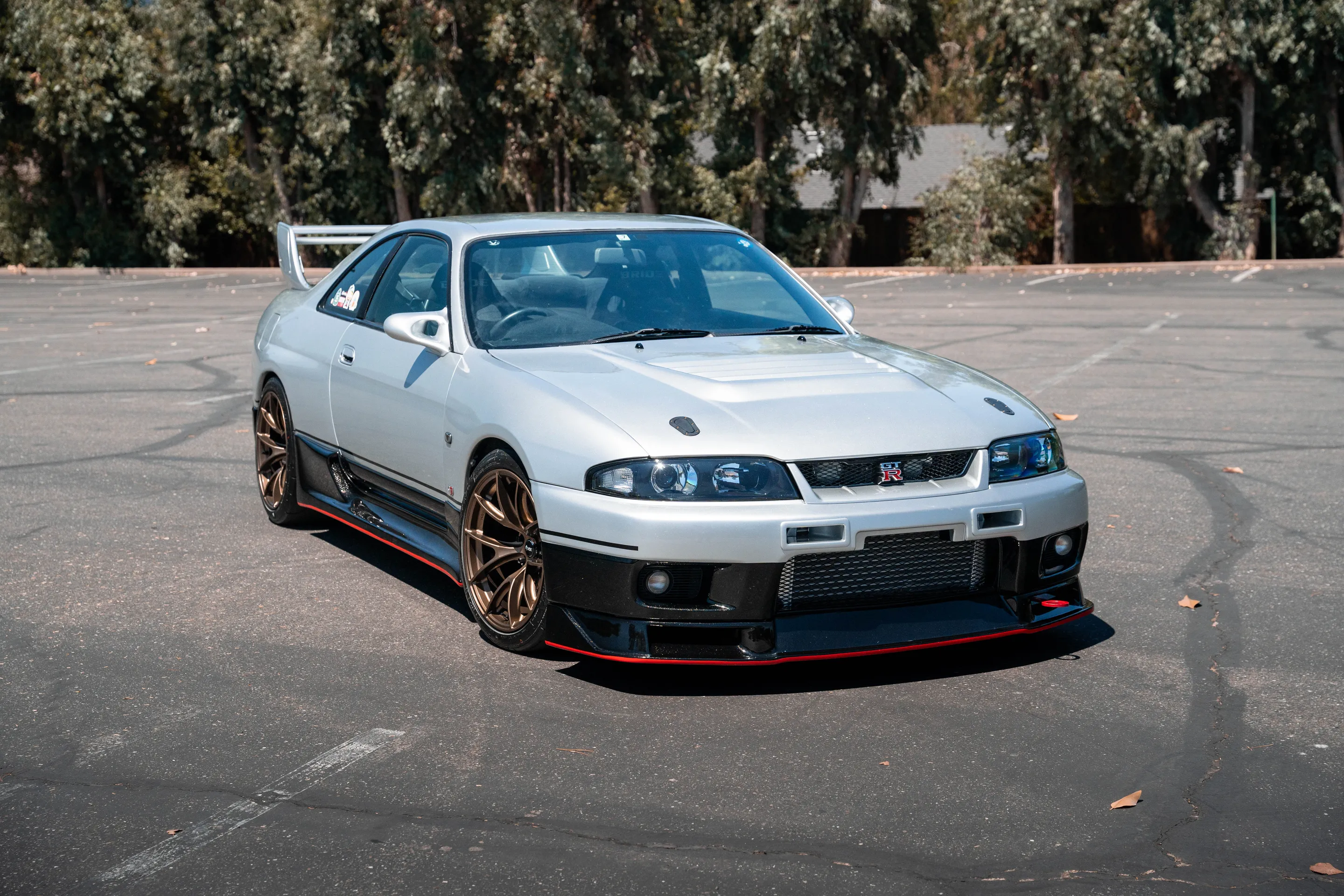 Nissan R33 GT-R with 18