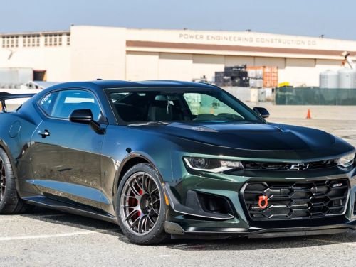 Green Chevrolet Camaro - EC-7RS in Anthracite