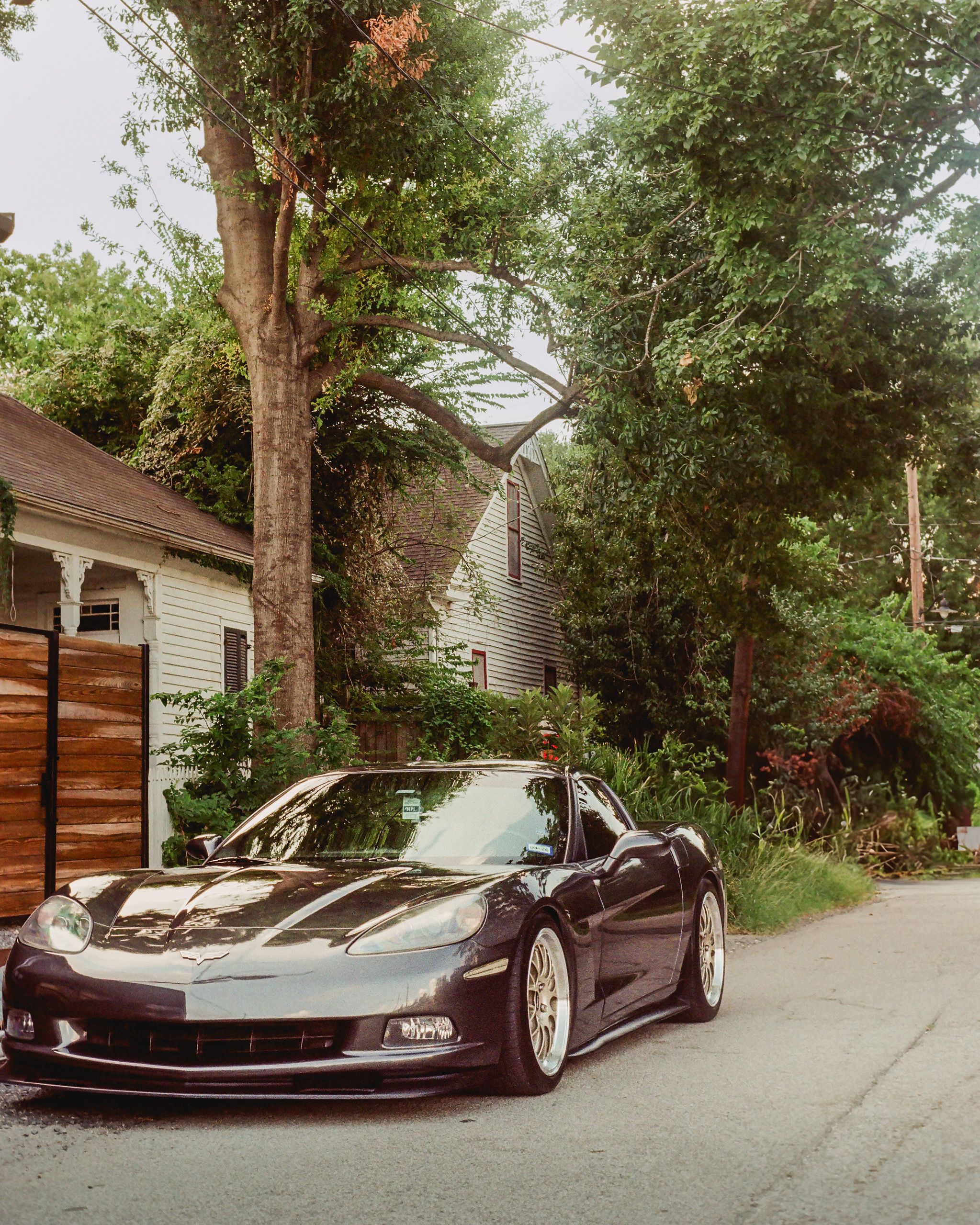 Grey Chevrolet C6 Corvette Base/Z51 with 18"/19" ML-10RT Apex wheels in Machined Lip Gloss Motorsport Gold