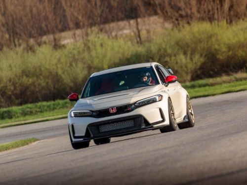 White Honda Civic Type-R - VS-5RS in Motorsport Gold