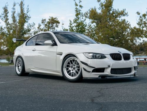 White BMW M3 - ML-7RT in Machined Lip Race Silver