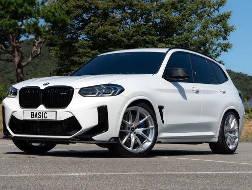 White BMW X3M - VS-5RX in Brushed Clear