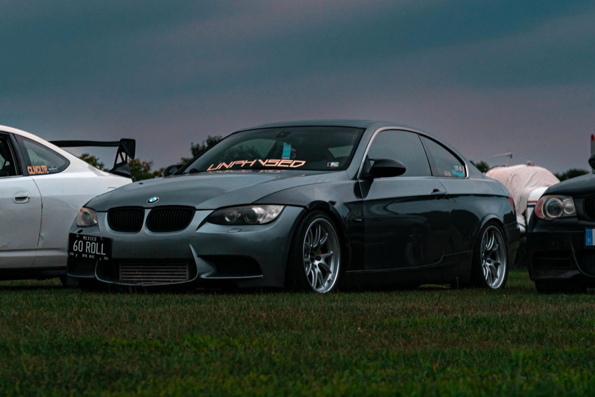 BMW E92 Coupe 3 Series with 18" FL-5 in Race Silver