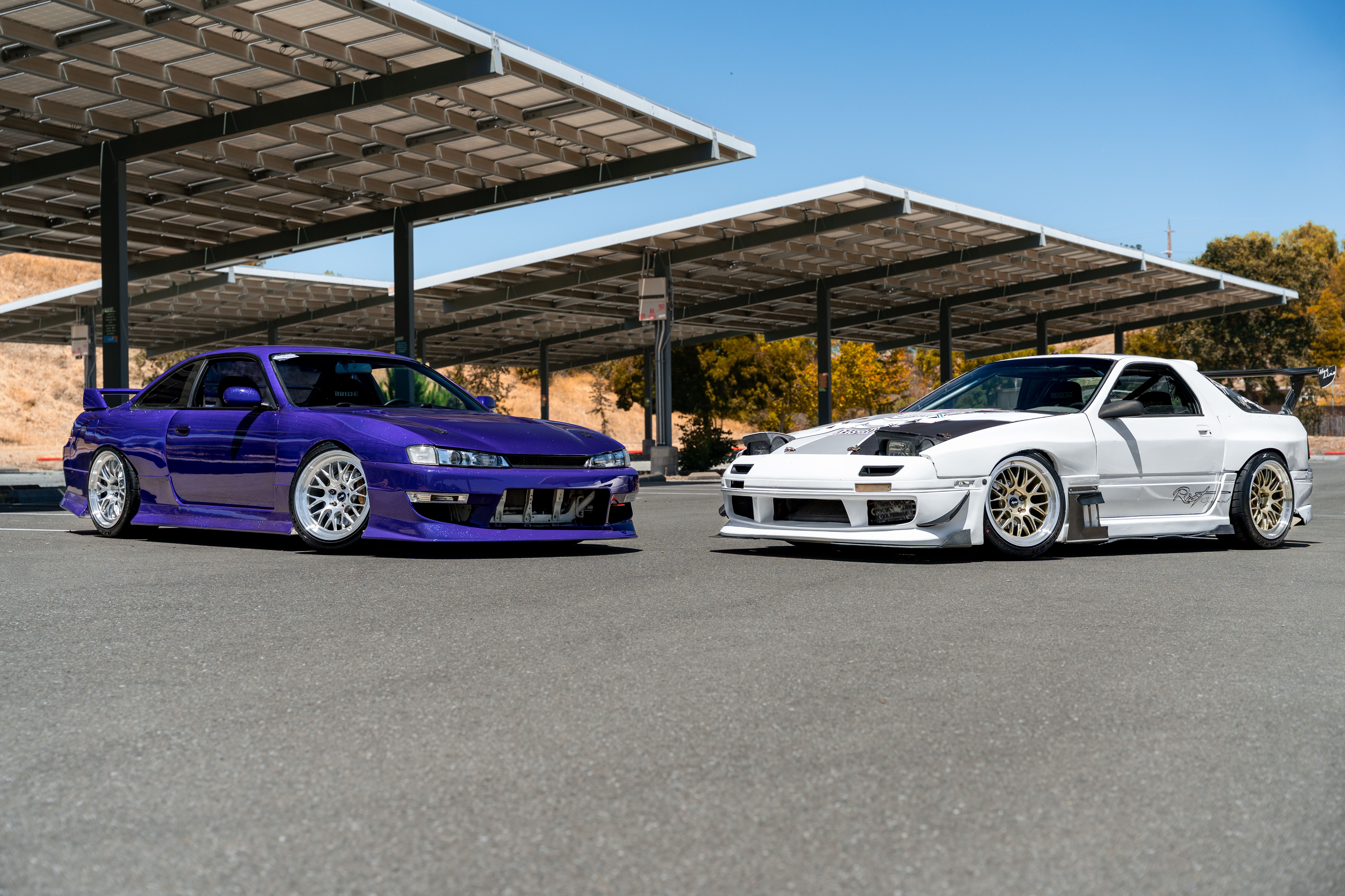 Purple Nissan 240SX - ML-10RT in Machined Lip Brushed Clear
