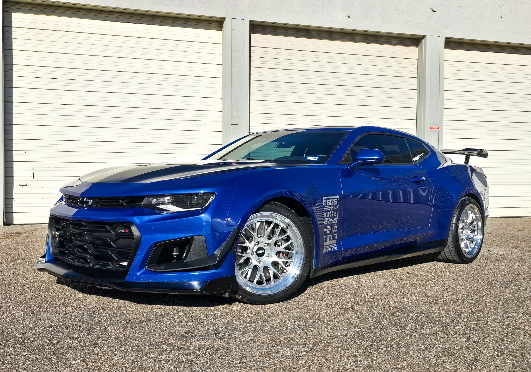Blue Chevrolet Camaro - ML-10RT in Machined Lip Brushed Clear