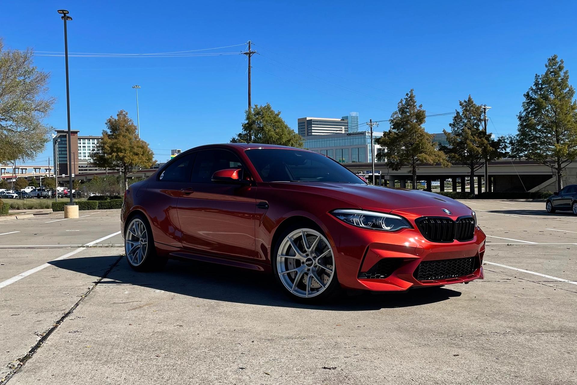 BMW F87 M2 with 19" VS-5RS in Brushed Clear