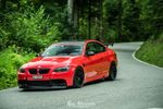BMW E92 Coupe M3 with 19" EC-7 in Satin Black