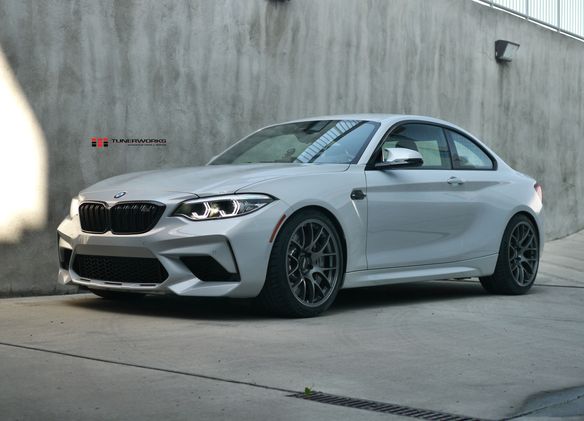 BMW F87 M2 with 19" EC-7 in Anthracite