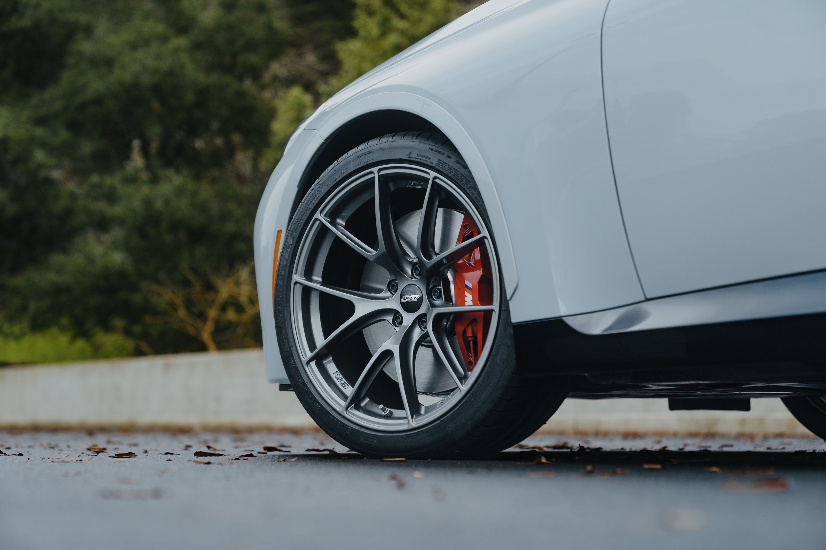 Grey BMW G42 2 Series with 19" VS-5RS Apex wheels in Anthracite