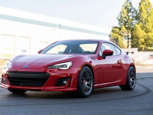 Red Subaru BRZ - EC-7R in Anthracite