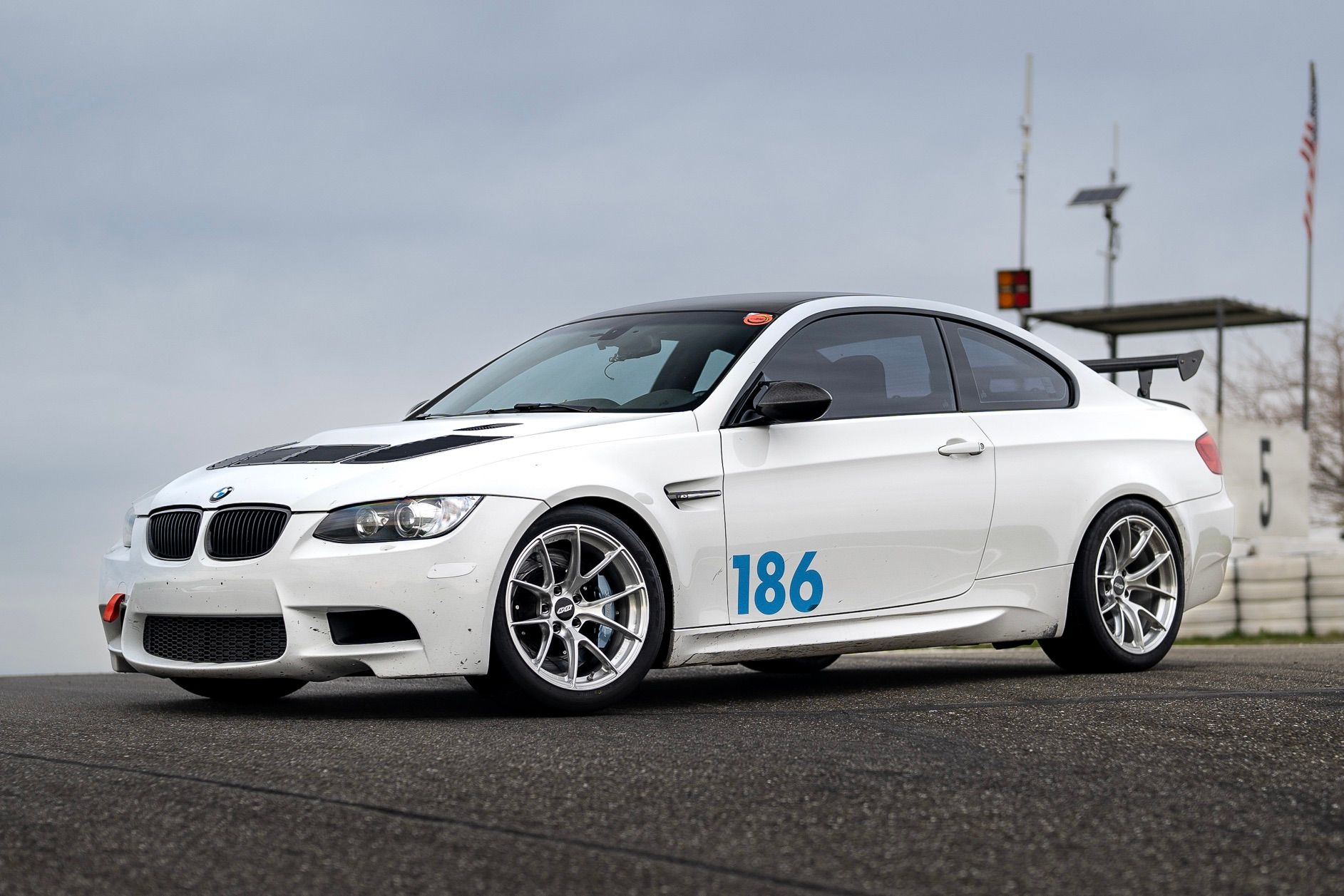 White BMW M3 - VS-5RS in Brushed Clear
