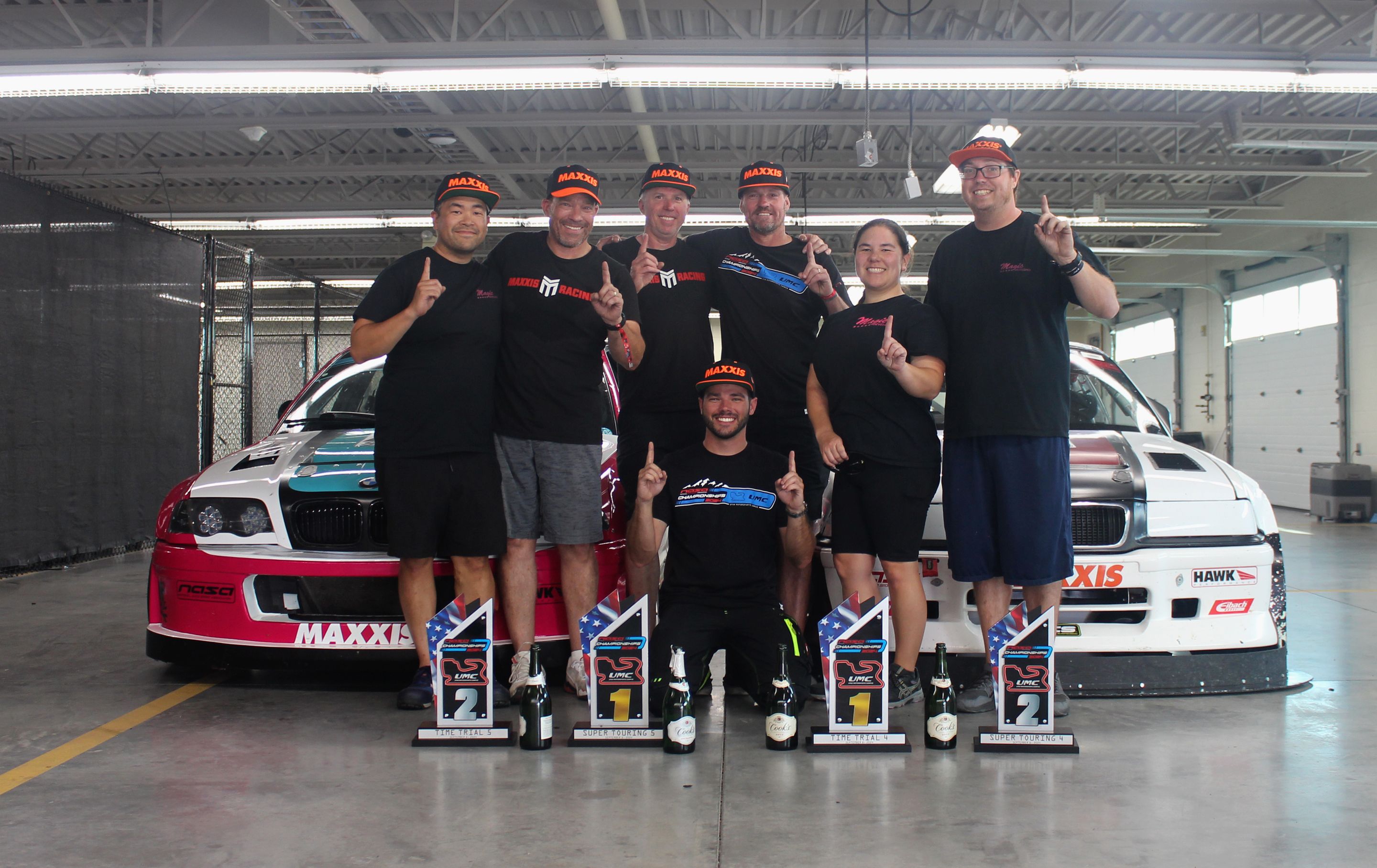 Multicolor BMW E36 3 Series with 17" ARC-8 Apex wheels in Satin Black