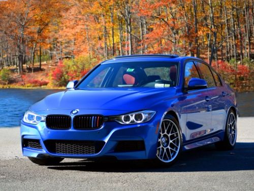 Blue BMW 3 Series - ARC-8 in Hyper Black