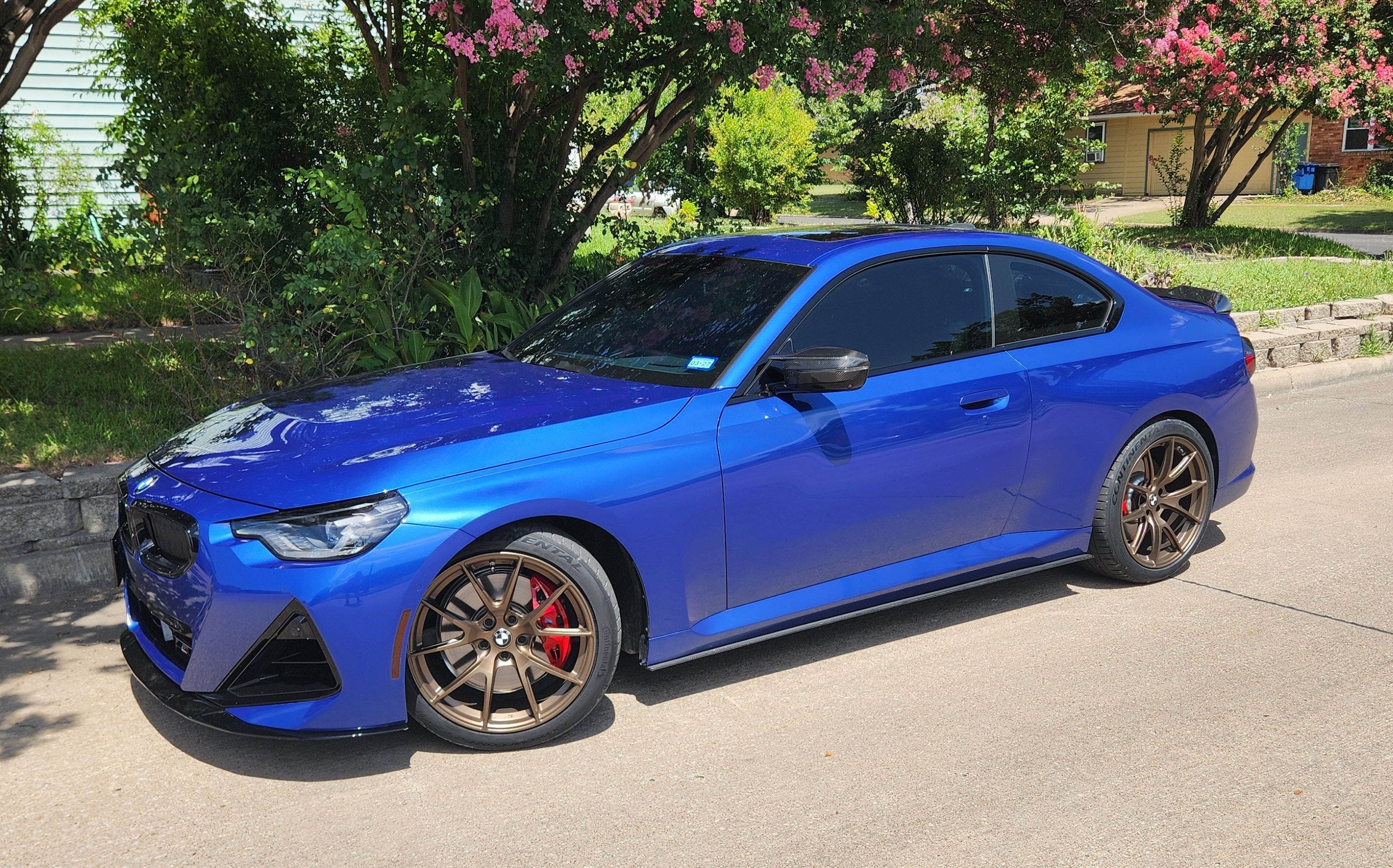 Blue BMW 2 Series - VS-5 in Satin Bronze