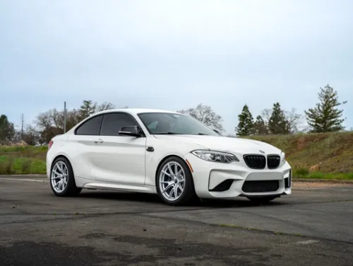 White BMW M2 - VS-5 in Race Silver