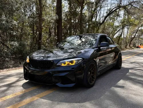 Black BMW M2 - ARC-8 in Satin Bronze