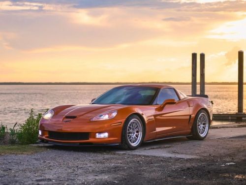 Orange Chevrolet Corvette - ML-10RT in Machined Lip Race Silver