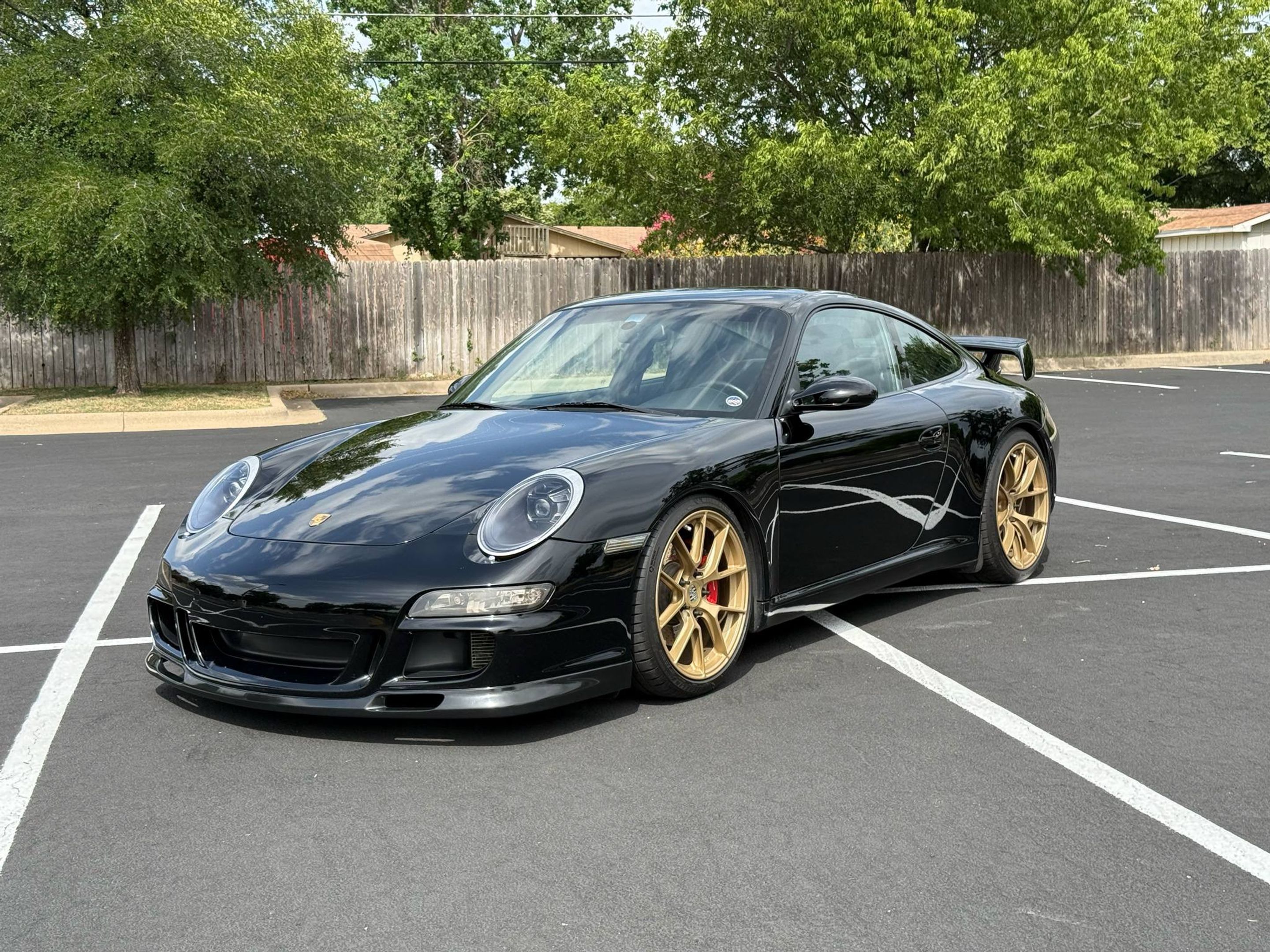 Black Porsche 911 997 Carrera S with 19" VS-5RS Apex wheels in Custom Finish