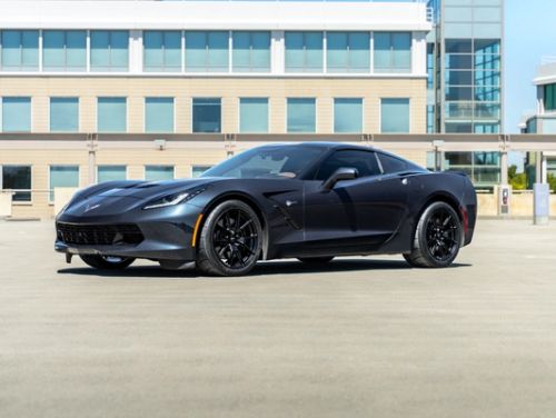 Grey Chevrolet Corvette - VS-5 in Satin Black