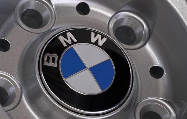 OEM BMW center cap on APEX wheel
