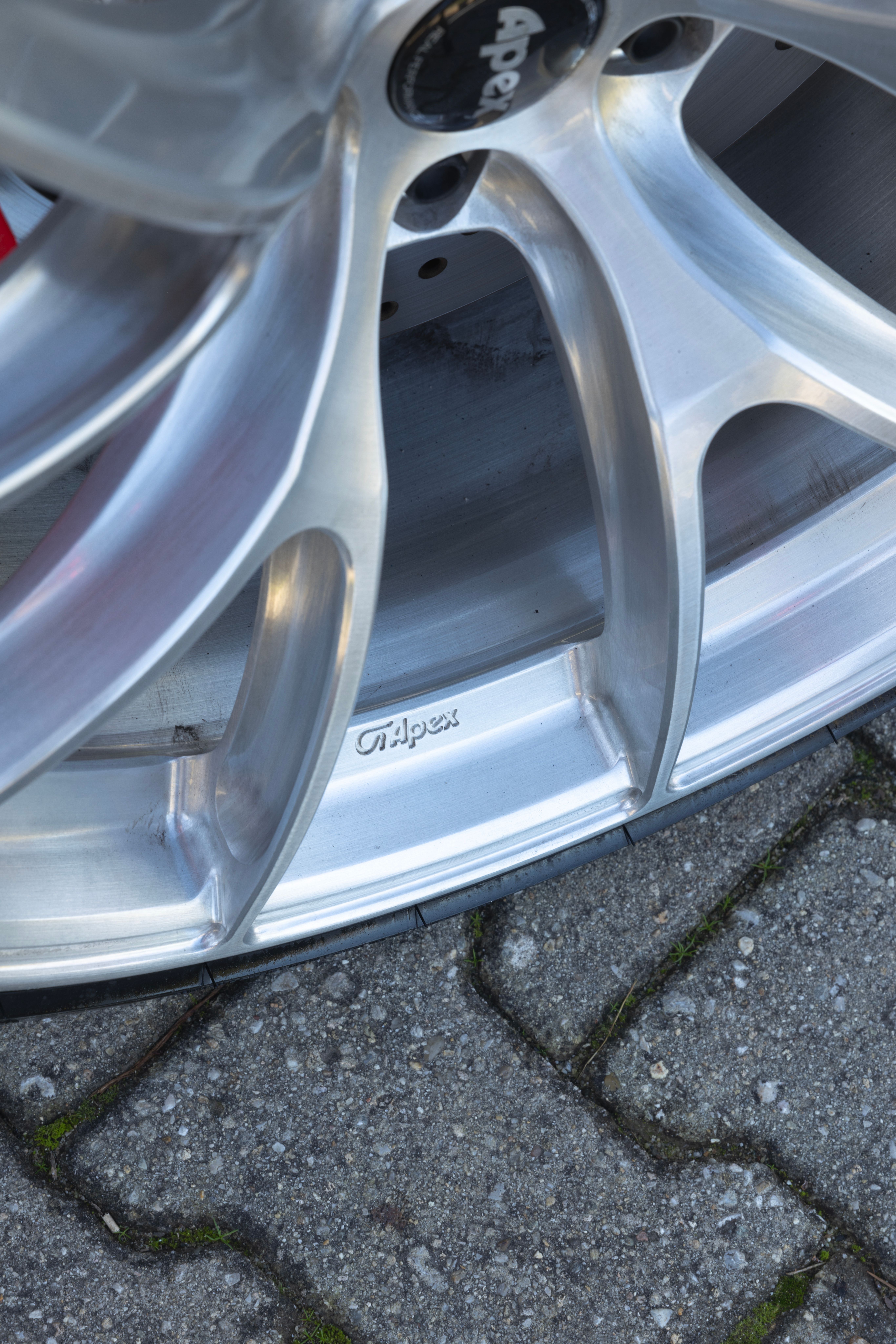 Black BMW G87 M2 with 19"/20" VS-5RS Apex wheels in Brushed Clear