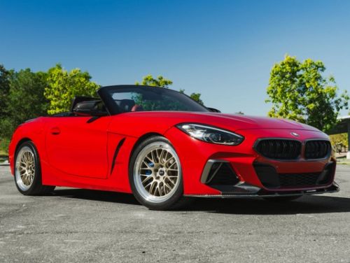 Red BMW Z4 - ML-10RT in Machined Lip Gloss Motorsport Gold