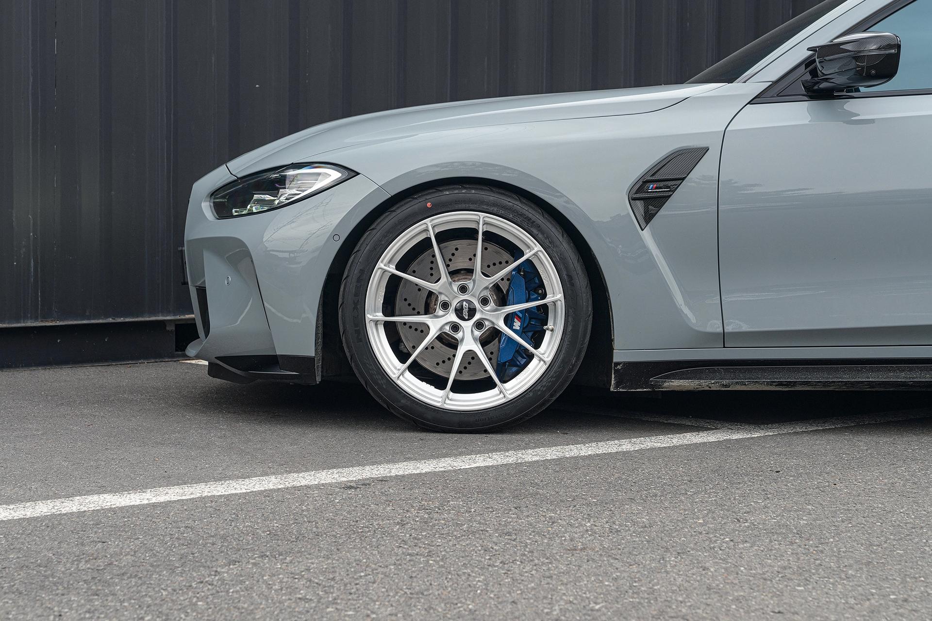 BMW G80 M3 with 19" VS-5RS in Brushed Clear