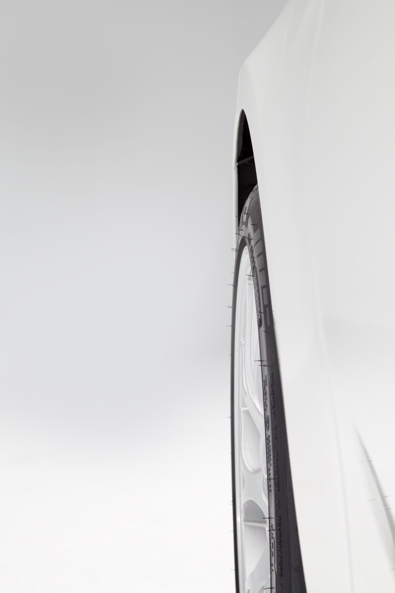 White BMW F30 Sedan 3 Series with 18" EC-7 Apex wheels in Race Silver