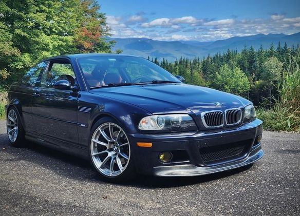 BMW E46 M3 with 18" SM-10RS in Brushed Clear