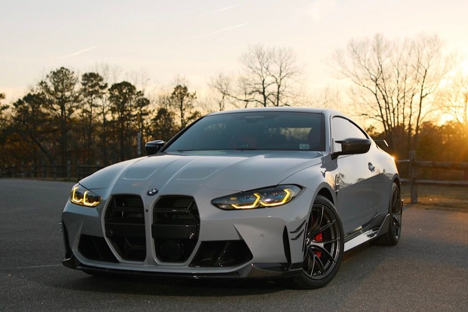 Grey BMW G82 Coupe M4 with 19" VS-5RS Apex wheels in Anthracite