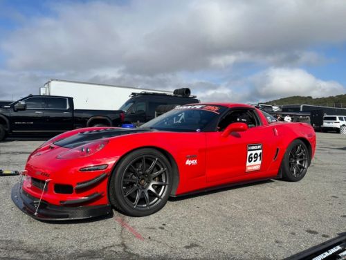 Red Chevrolet Corvette - SM-10RS in Anthracite
