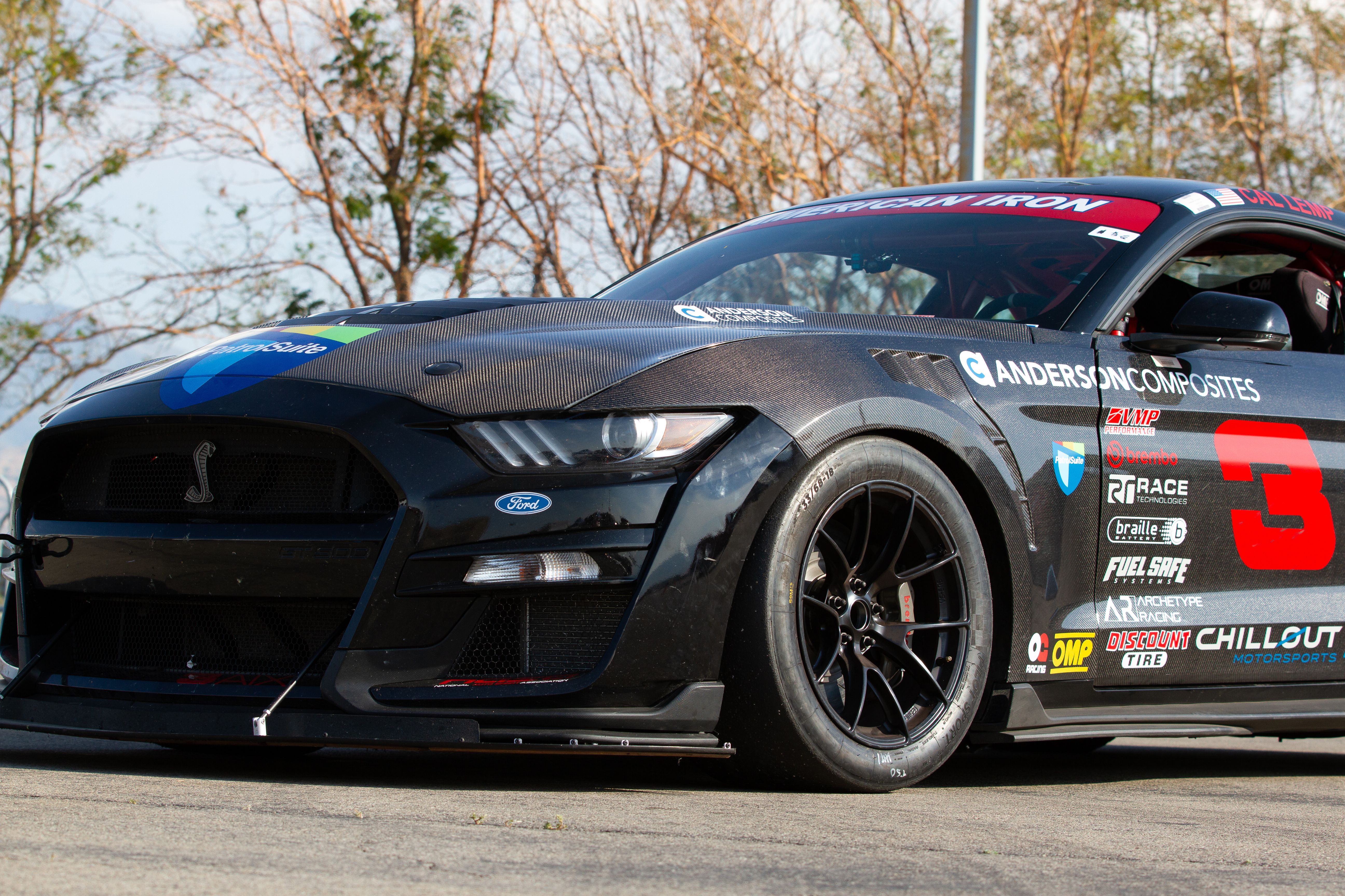 GT500 19号　WedsSpot Ford S550 Mustang GT500 with 18