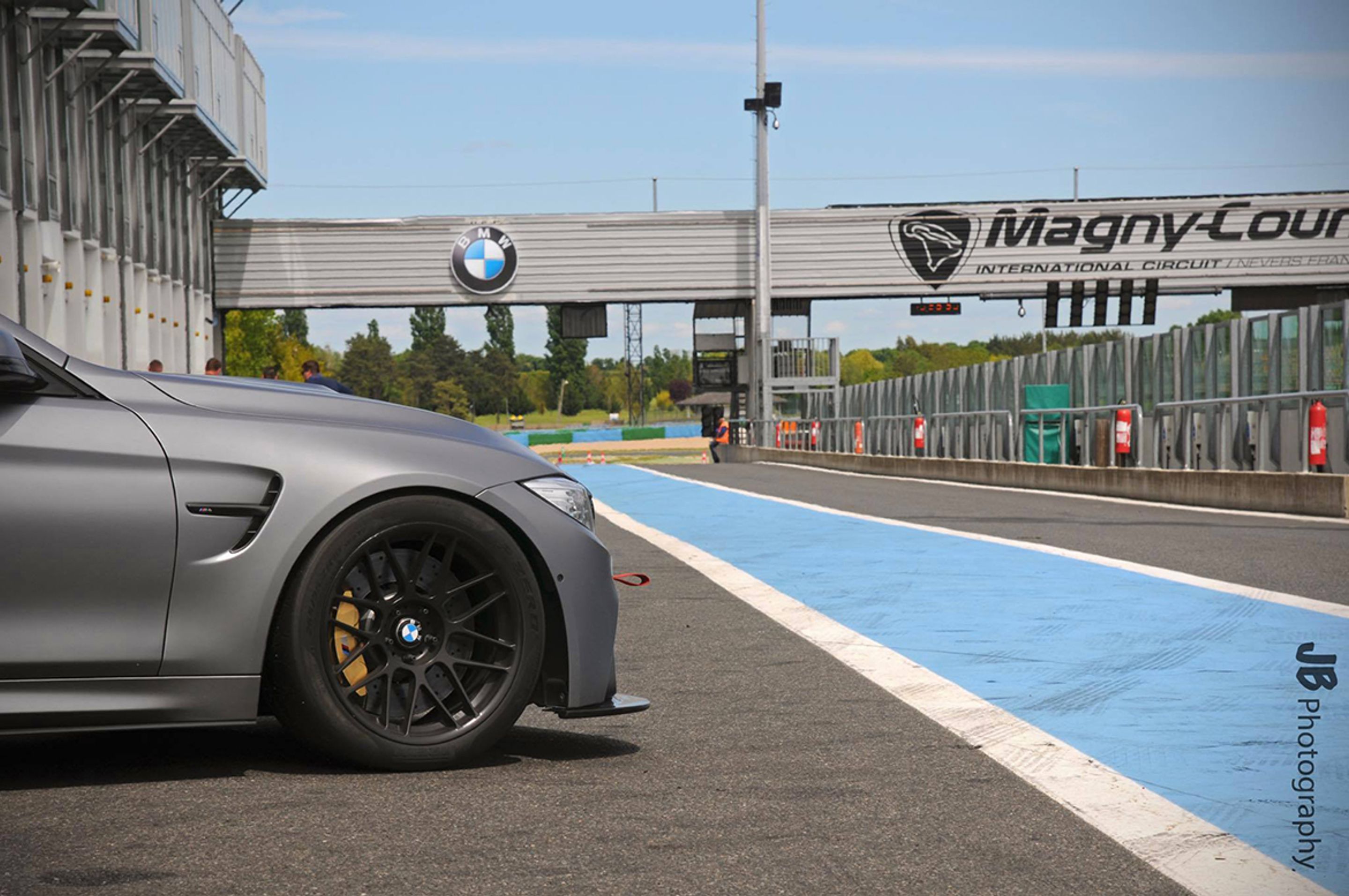 Grey BMW F82 Coupe M4 with 19" ARC-8 Apex wheels in Satin Black