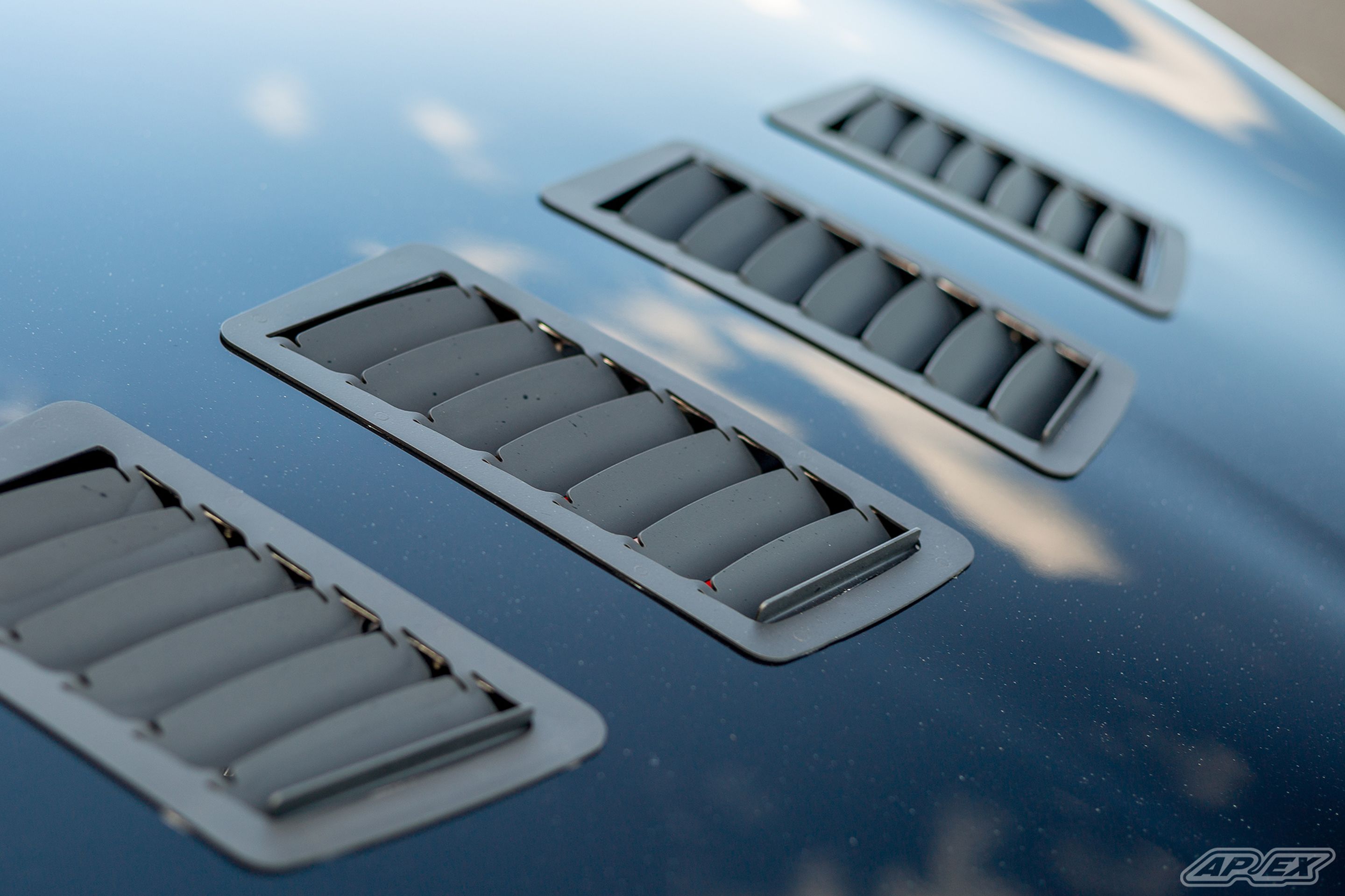 Black Subaru ZC6 / Gen 1 BRZ with 17" ARC-8 Apex wheels in Satin Black