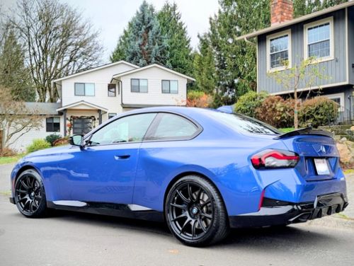 Blue BMW 2 Series - SM-10 in Satin Black