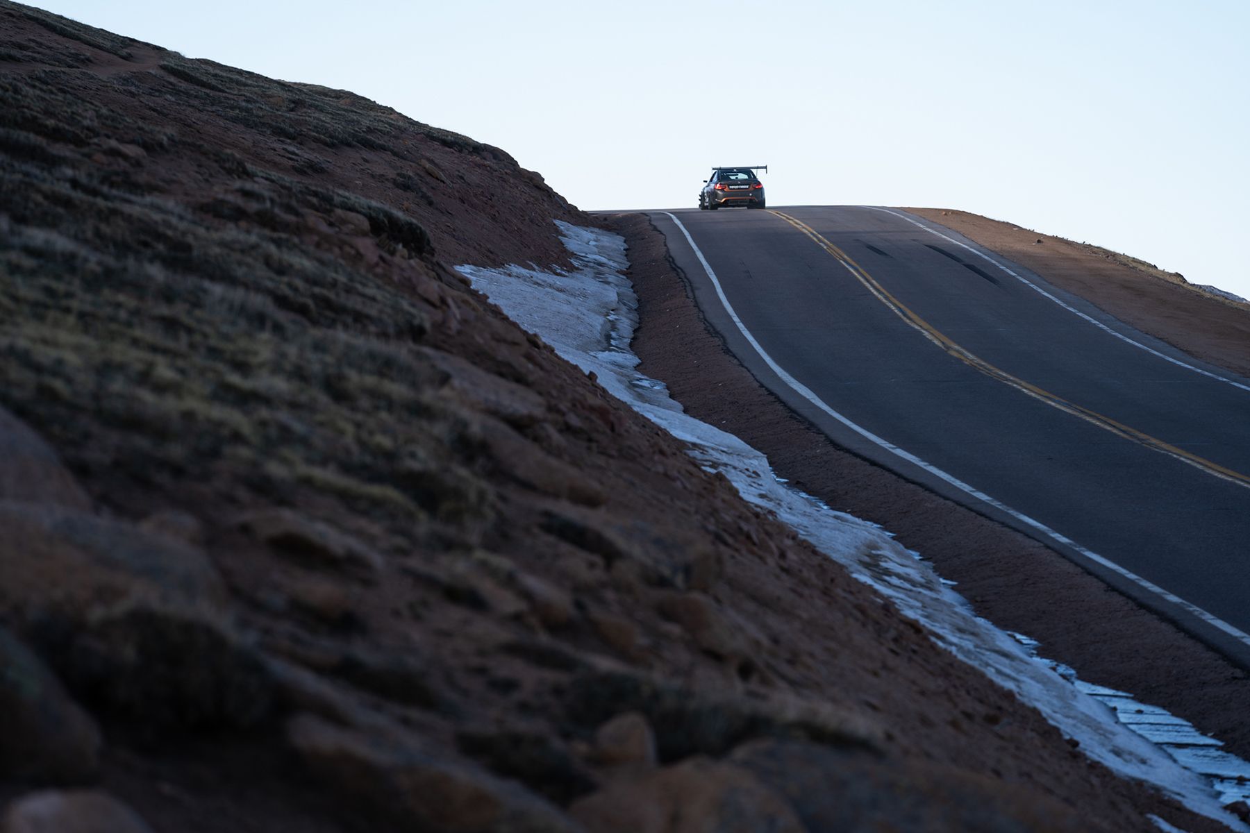 Grey BMW F87 M2 with 18" FL-5 Apex wheels in Satin Black