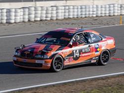 Orange BMW 3 Series - ARC-8 in Satin Black