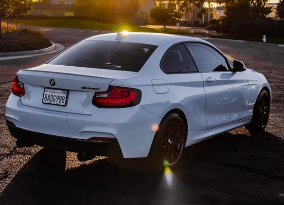 BMW F22 Coupe 2 Series with 18 ARC-8 in Hyper Silver on BMW F22