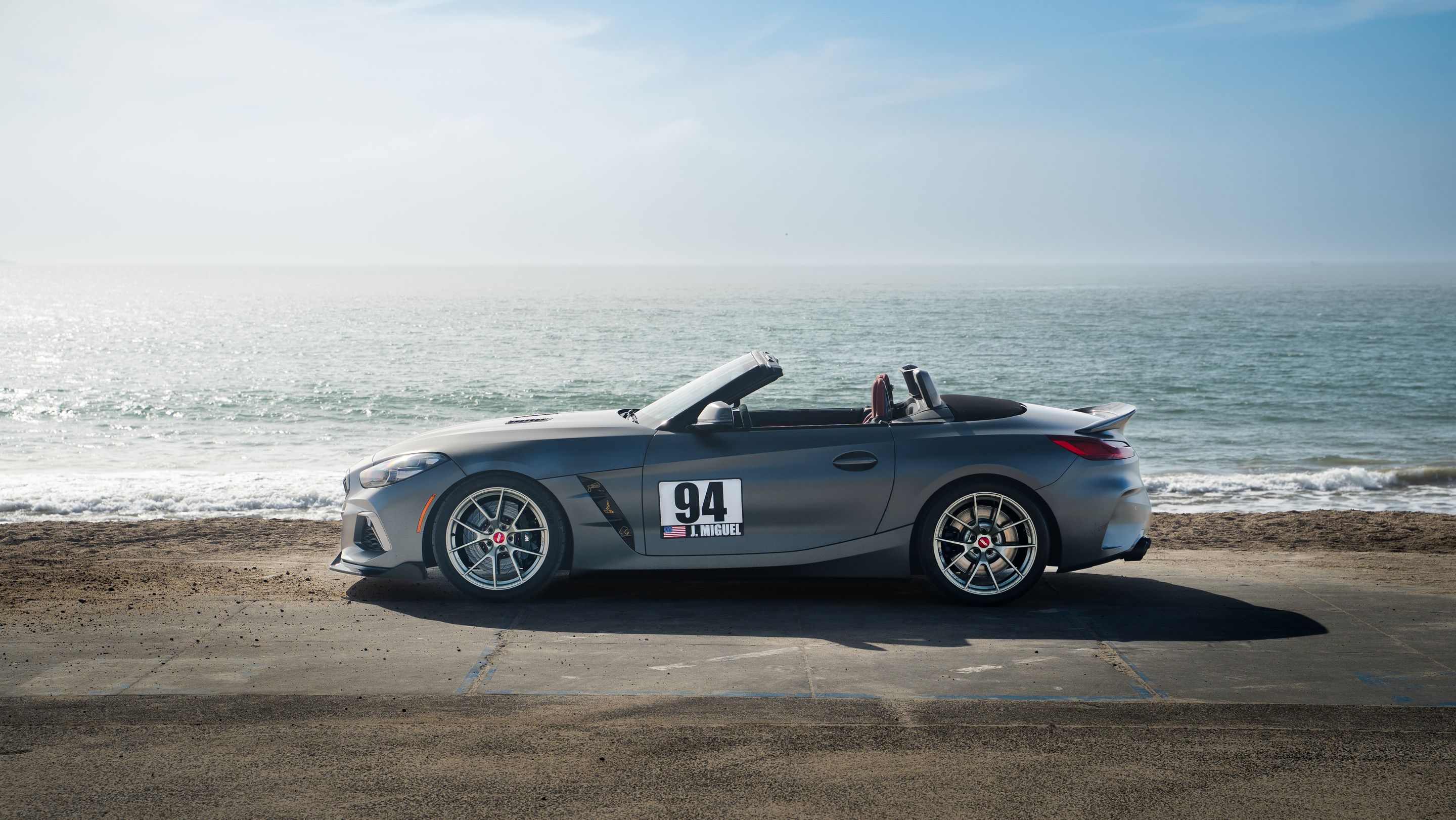 Grey BMW G29 Z4 with 19" VS-5RS Apex wheels in Motorsport Gold